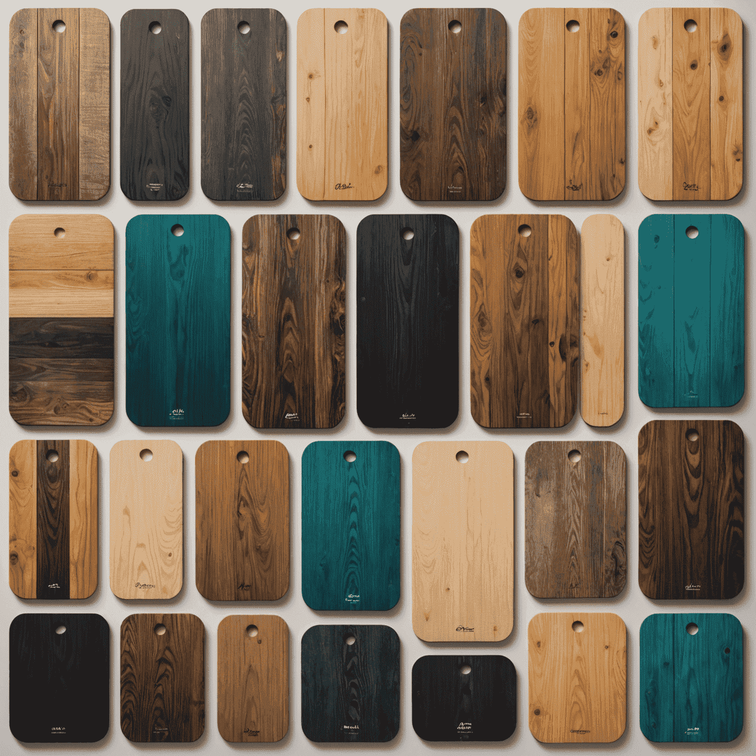 Colección de tableros Blinxit mostrando diferentes diseños y paletas de colores